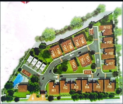 Plano real del proyecto Lindora Place